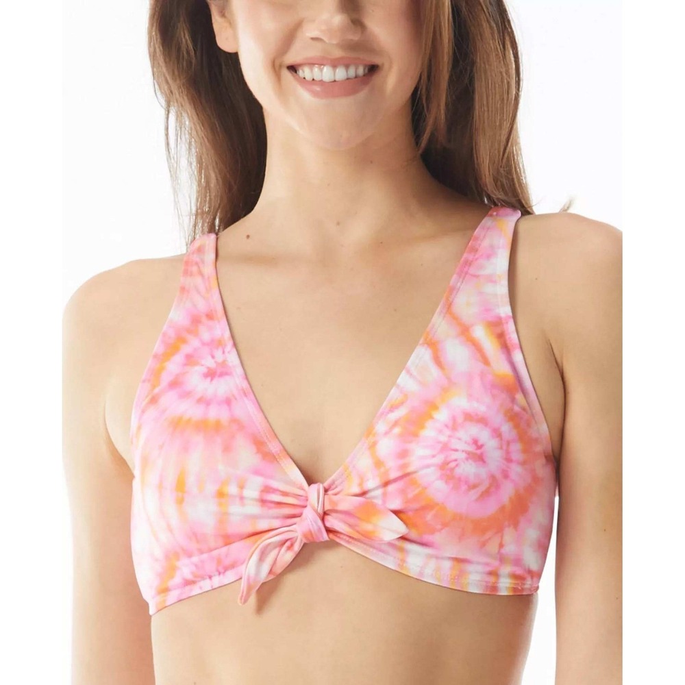 Women's SUNDAZED Harper Tie-Dyed Tie Bikini Top 36C New With Tags